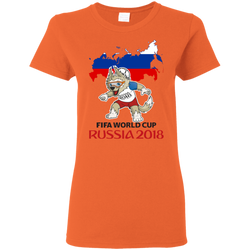 Russia World Cup 2018 Mascot Zabivaka Women's T-Shirt