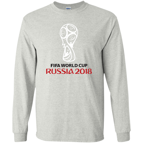 Russia World Cup 2018 Long T-Shirt Ash / S T-Shirts - LiteBoy Store