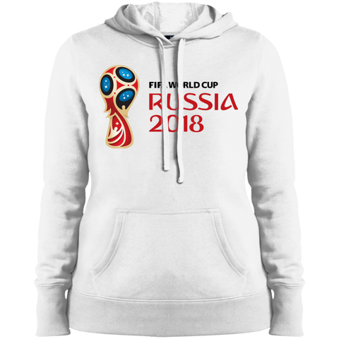 Russia World Cup 2018 Ladies' Hooded White / X-Small Sweatshirts - LiteBoy Store